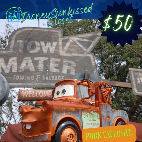 California Adventure Carsland Tow Mater Premium Bucket - Picture 2 of 2